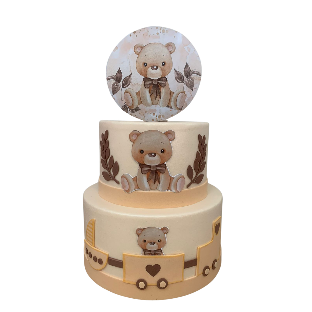 Bolo Fake Ursinho Marrom | Shopee Brasil