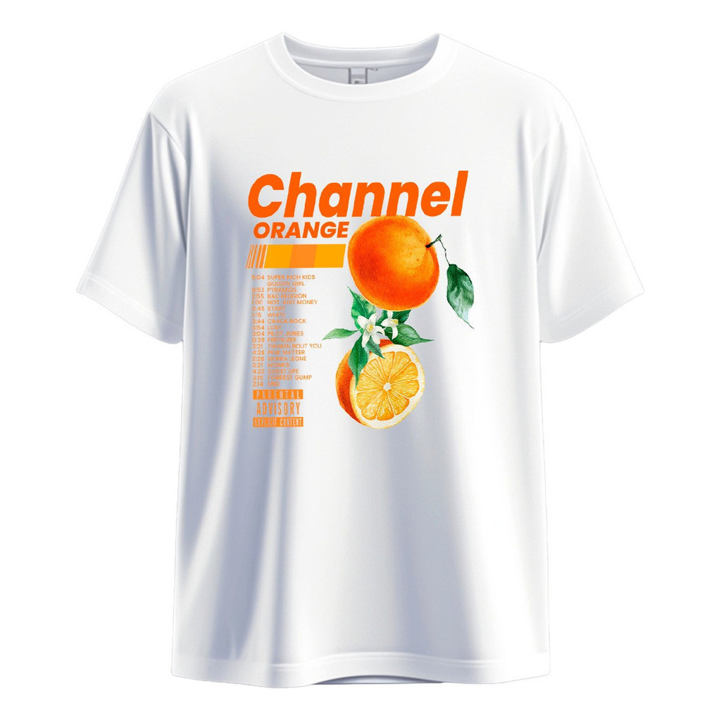 Camiseta Básica Algodão Álbum Channel Orange Frank Ocean
