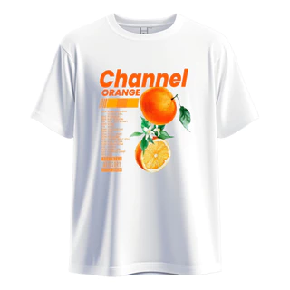 Camiseta Básica Algodão Álbum Channel Orange Frank Ocean