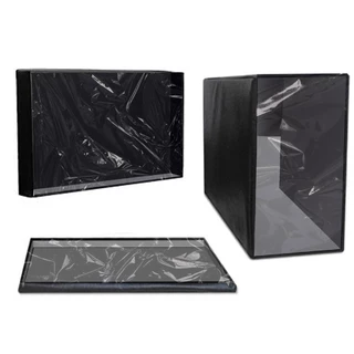 Capa Kit PC Monitor 24 CPU Teclado Frente Transparente Aprova Dagua