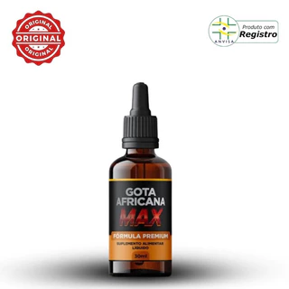 2 Frascos - Oficial Gota Africana Max Potente - 30ml OFICIAL