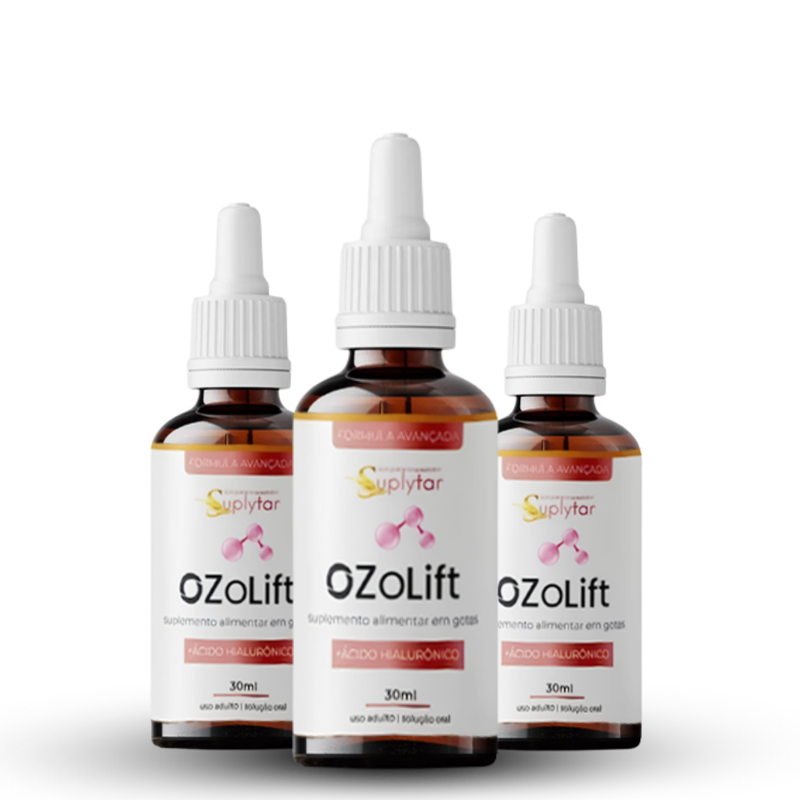 Kit 3 Frascos - Oficial Ozolift Potente - 30ml OFICIAL