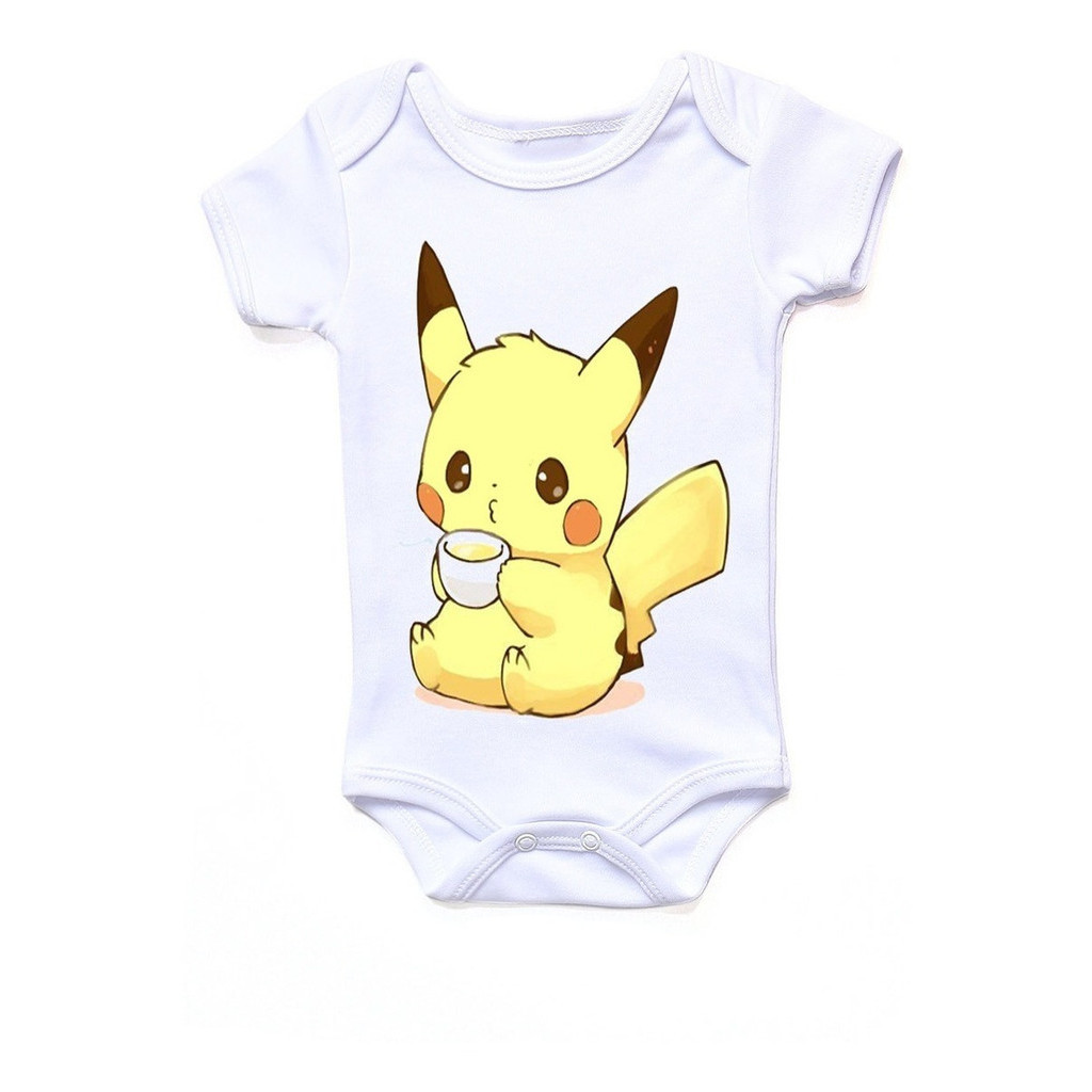Body Bebês Pokemon Pikachu Retro Ash s Regalo | Shopee Brasil
