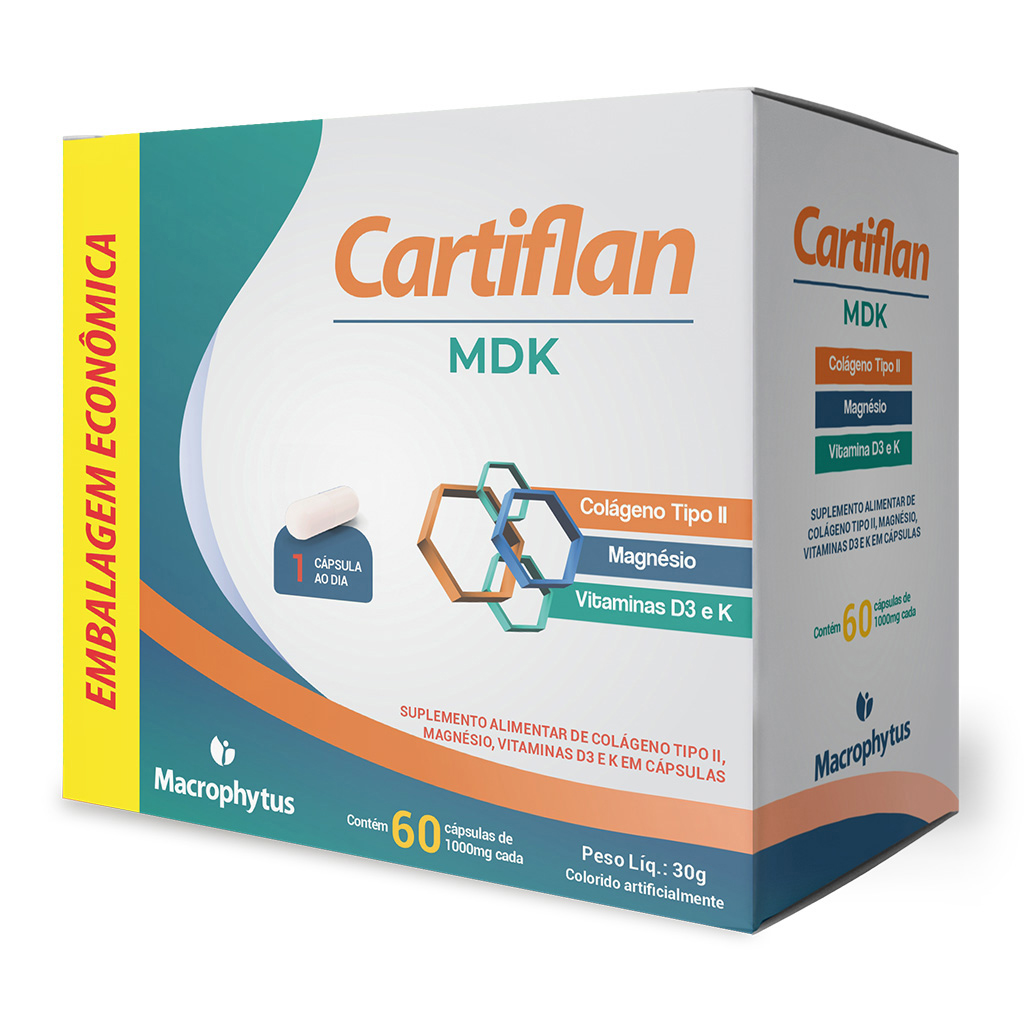 Cartiflan MDK 60 Cápsulas (Embalagem Econômica) | Shopee Brasil