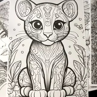 Pacote de desenhos adultos para colorir - Tamanho A4 em Oferta na Shopee