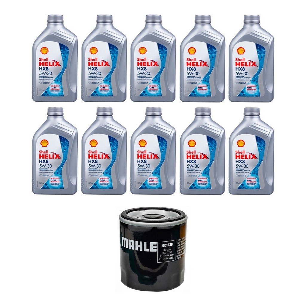 Kit Troca Óleo Shell 5w30 Gm Camaro 6.2l V8 2016/ | Shopee Brasil