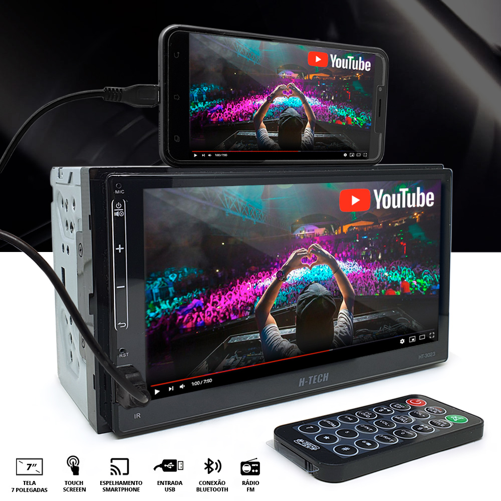 Central Multimídia Honda Civic 1991 1992 1993 1994 1995 1996 7 Polegadas Padrão Japonês Jp Android Auto Carplay Car Play Bluetooth MP5 Espelhamento USB