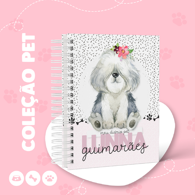 Caderneta de vacinação Pet Personalizada com Nome