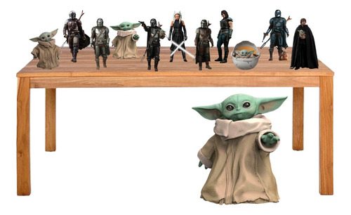 Kit Festa Displays De Mesa E Chão Baby Yoda #sb | Shopee Brasil