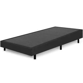Cama Box Solteirão Anti Refluxo Preto Inclinada 97x203cm BF Colchões