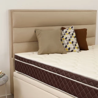 Cabeceira Estofada para Cama Box Queen 127x162CM Swede BF Colchões
