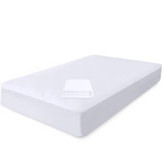 Capa Protetora de Colchão Queen Impermeável 100% Silencioso de Malha Premium 158X198X36 BF Colchões