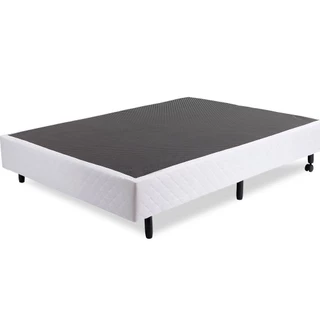 Base Box para Colchão Casal Branco 138x188x34cm BF Colchões