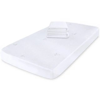 Kit 2 Protetor Impermeável Chiqueirinho Bebê 100% Silencioso De Malha Premium 100x70cm BF Colchões
