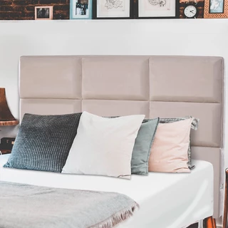 Cabeceira Estofada para Cama Box Queen 127x162CM Swede BF Colchões