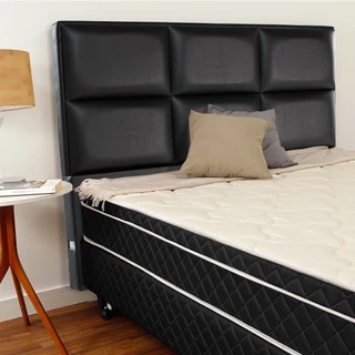 Cabeceira Estofada para Cama Box Queen 127x162CM Courvin BF Colchões