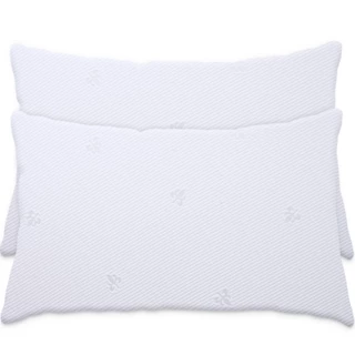 Kit 2 Protetor Impermeável de Travesseiro 100% Silencioso de Malha Premium 50x70cm - BF Colchões