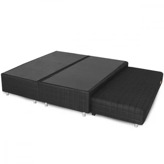 Box Queen com Cama Auxiliar Bicama de Mola Bonnel 158x198cm BF Colchões