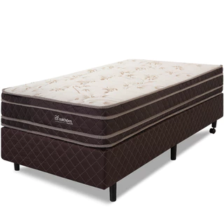 Cama Box Colchão Solteirão 100% Espuma Dupla Face Antialérgico 97x203x56cm - BF Colchões