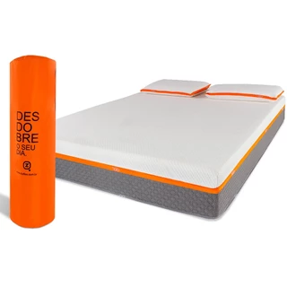 Colchão Queen Látex 100 Natural Premium Antialérgico para Todos Biotipos 158x198x25cm Zipflex