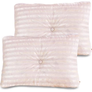 Kit 2 Peças Almofada Com Enchimento Flocos de Espuma 45x65cm Bf Colchoes
