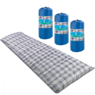 Kit 3 Colchonetes Acampamento Camping Solteiro Pesca Retiro Ginástica 190x60cm - Emcompre