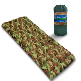 Colchonete Acampamento Camping Solteiro Pesca Retiro Ginástica MontLong Camuflado 190x60xm