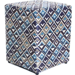 Puff Quadrado 45cm Decorativo Estampado Bf Colchões