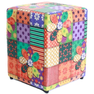 Puff Quadrado 45cm Decorativo Estampado Bf Colchões