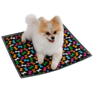 Colchonete Almofada Pet Cachorro e Gato em Courvin 45x45cm Bf Colchoes