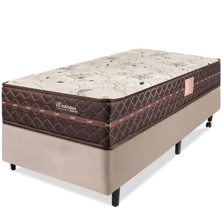 Cama Box Colchão Solteiro Ortopédico Firme Espuma D33 Antialérgico 88x188x58cm BF Colchões