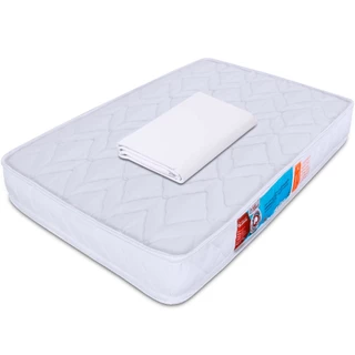 Colchão para Berço Desmontável Chiqueirinho 100x70x10cm + Lençol Avulso com elástico BF Colchões