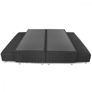 Box Queen com Duas Camas Auxiliar Bicamas de Mola Bonnel 158x198x38cm BF Colchões