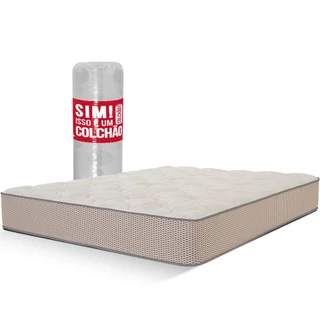 Colchão King A Vácuo Molas Ensacadas Espuma Premium HR Dupla Face 193x203x26cm - BF Colchões
