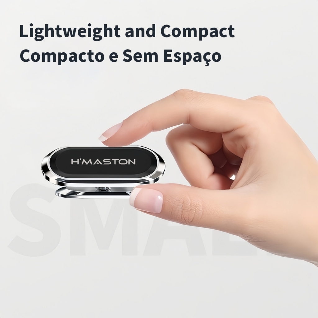 H'maston CJ-51 Suporte Veicular Magnético Para Carro Celular Universal 360°
