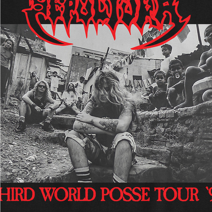 Camiseta Sepultura Third World Posse Tour 92 Red Vintage | Shopee