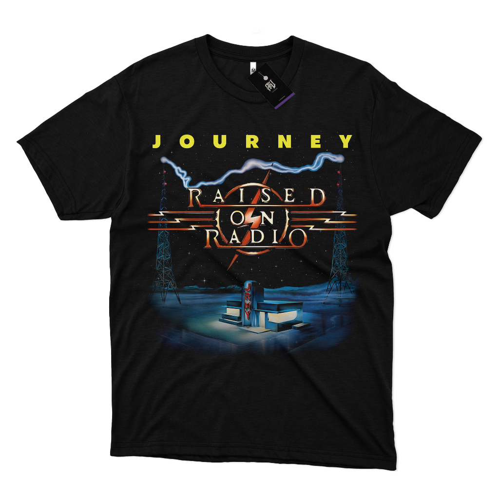 JOURNEY / RAISED ON RADIO ビンテージロックTシャツ Camiseta Journey Raised On Radio 100% Algodão | Shopee Brasil