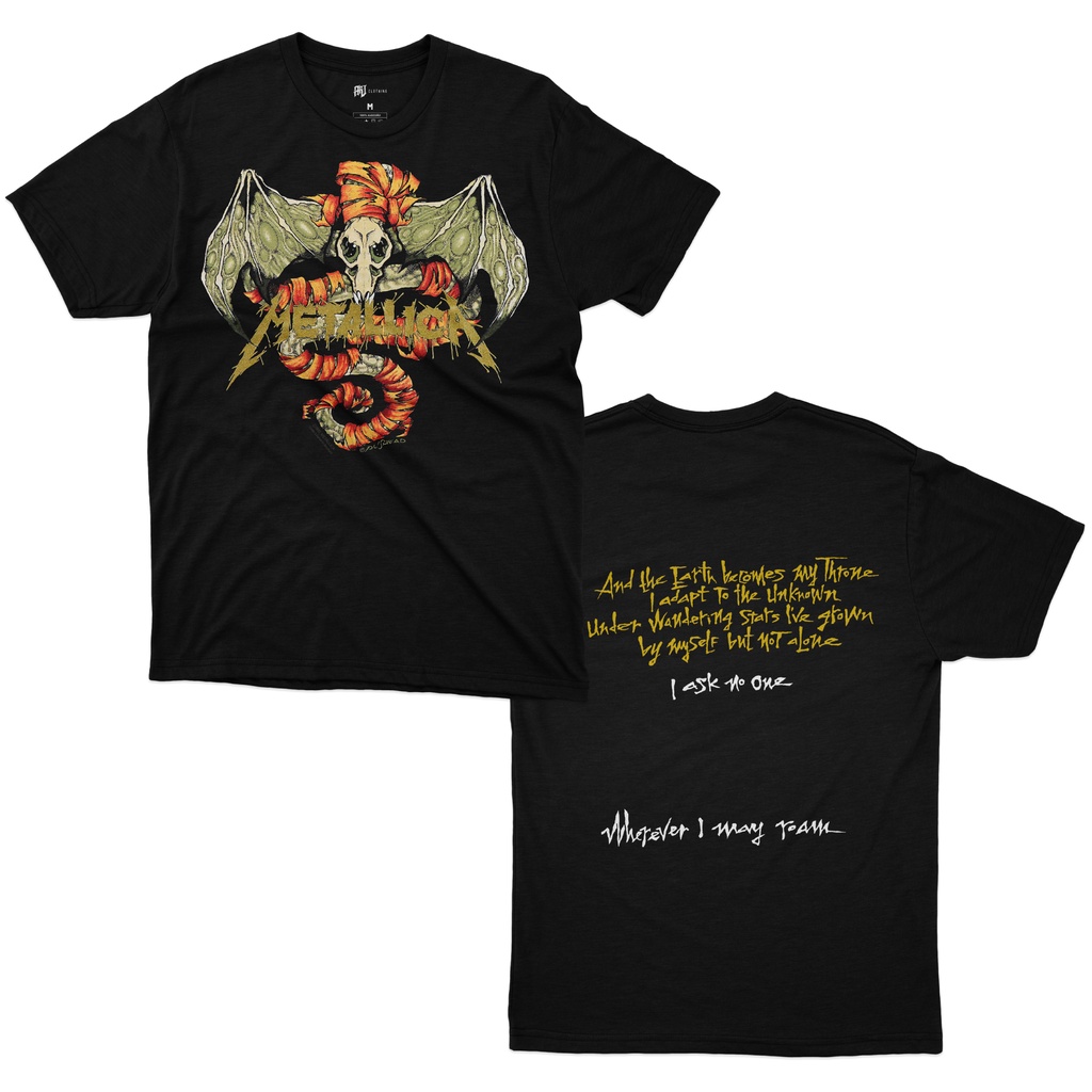Camiseta Metallica Wherever I May Roam 1992 Vintage 100% Algodão