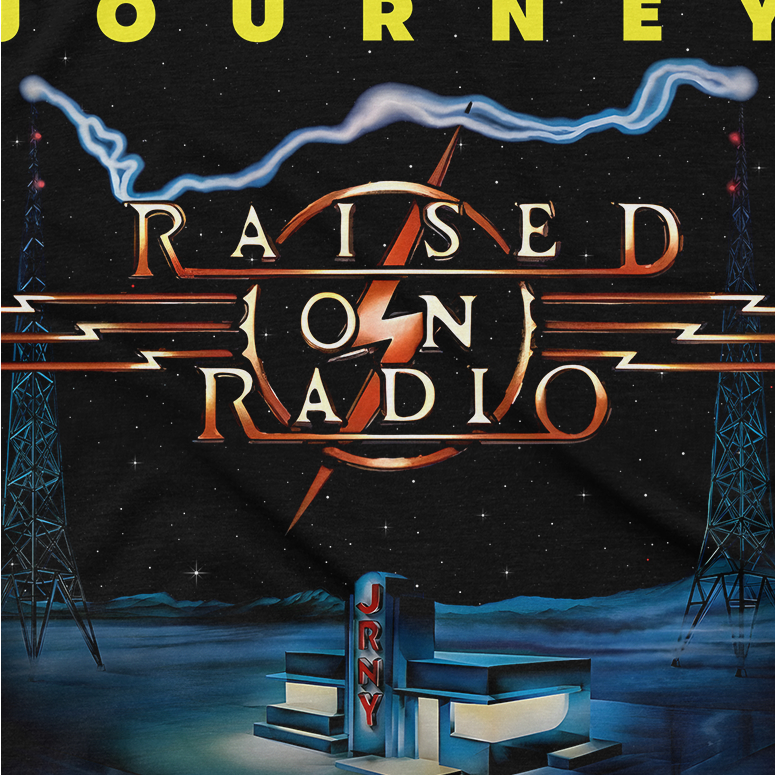 Camiseta Journey Raised On Radio 100% Algodão | Shopee Brasil