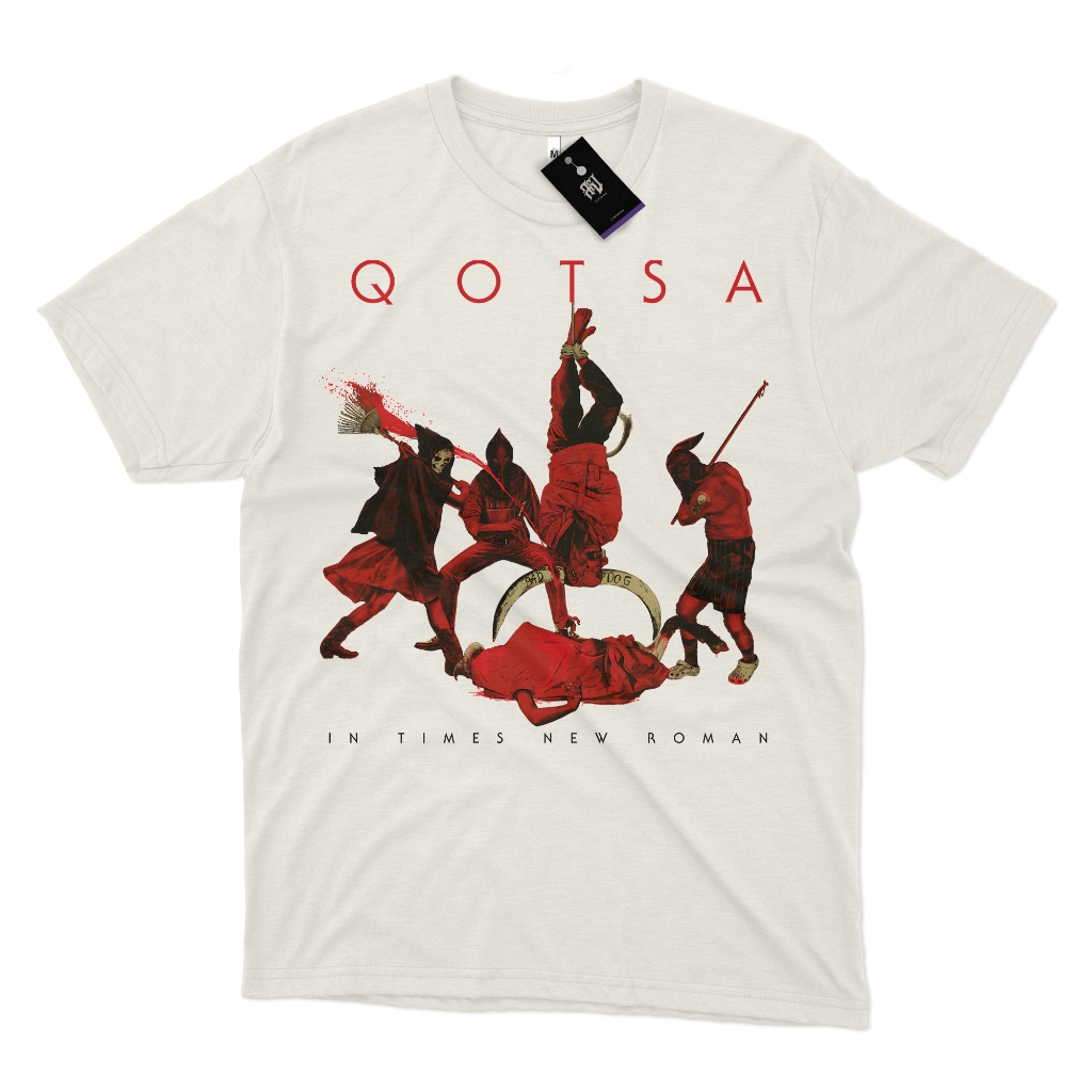Camiseta Queens Of The Stone Age In Times New Roman QOTSA 100