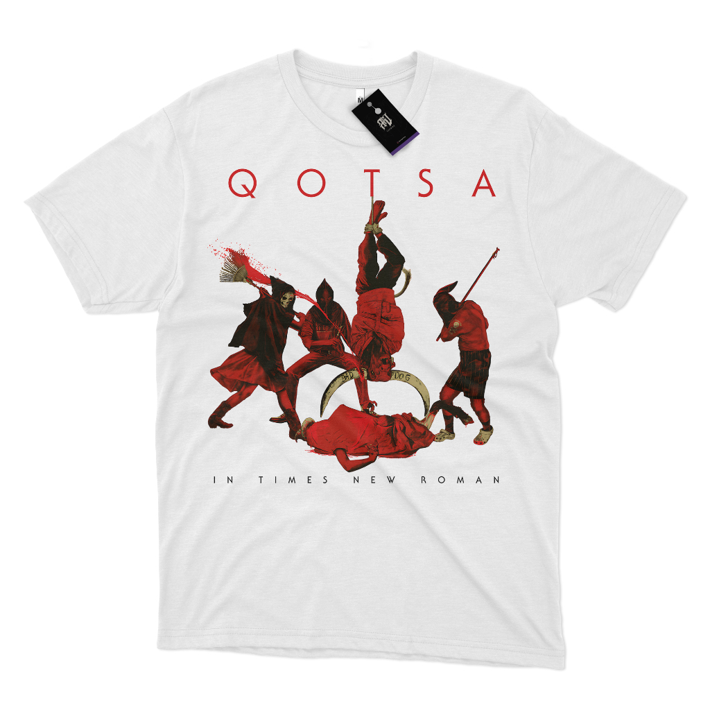 Queens of the Stone Age Tシャツ+タオル セット Camiseta Queens Of The Stone Age In Times New Roman QOTSA 100