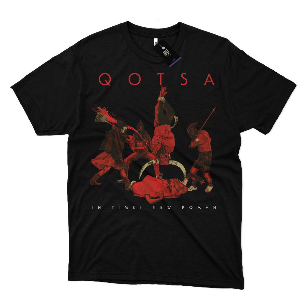 Camiseta Queens Of The Stone Age In Times New Roman QOTSA 100