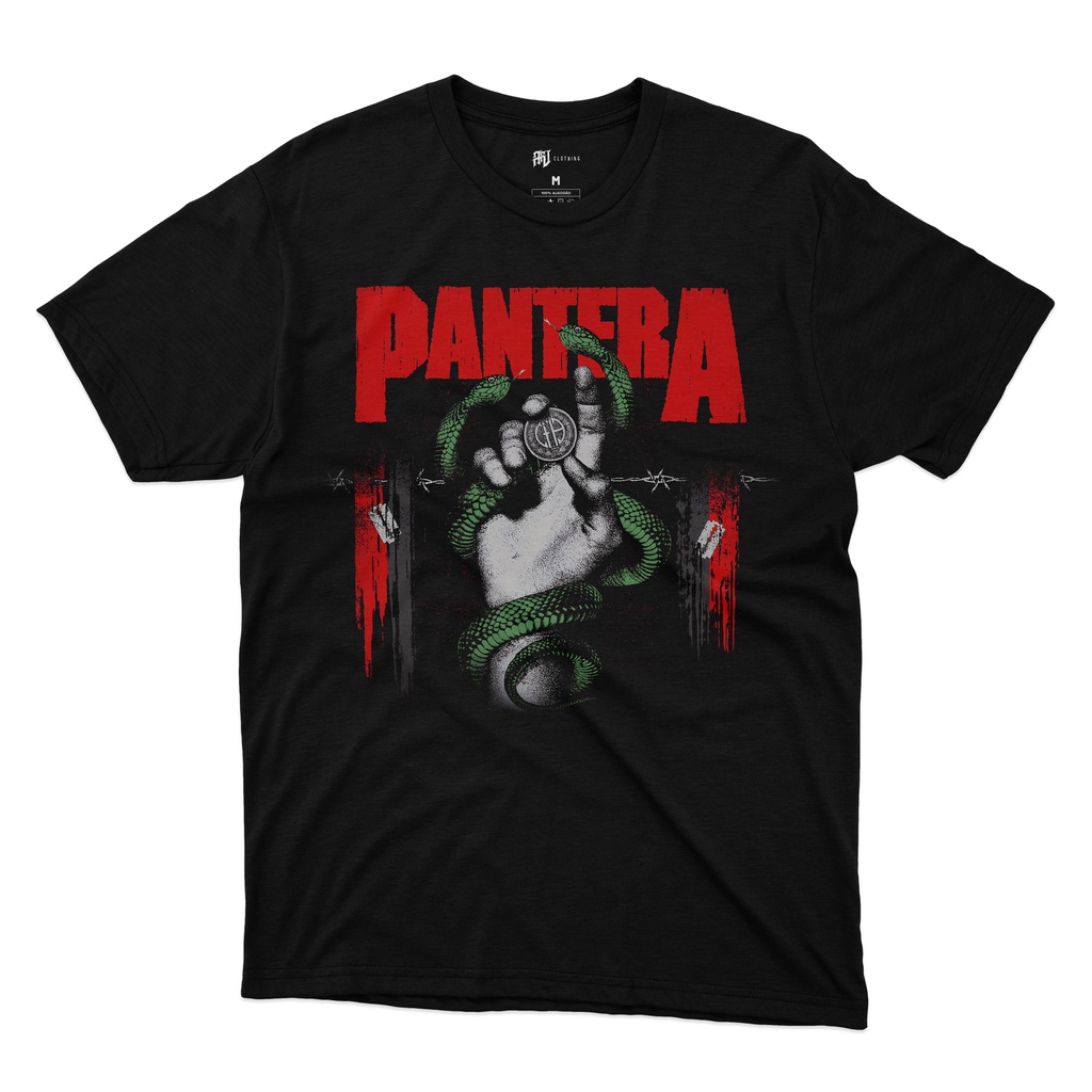 PANTERA Tour '96 Tシャツ ブラック Camiseta Pantera Tour 2022 Reunion Brasil Knotfest 100% Algodão
