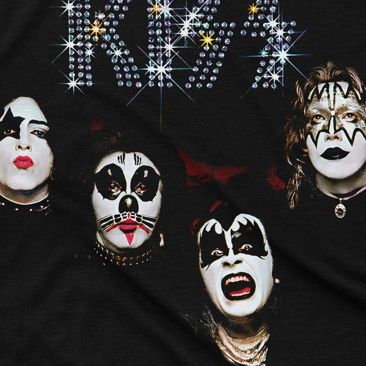 Camiseta Kiss 1974 100% Algodão | Shopee Brasil