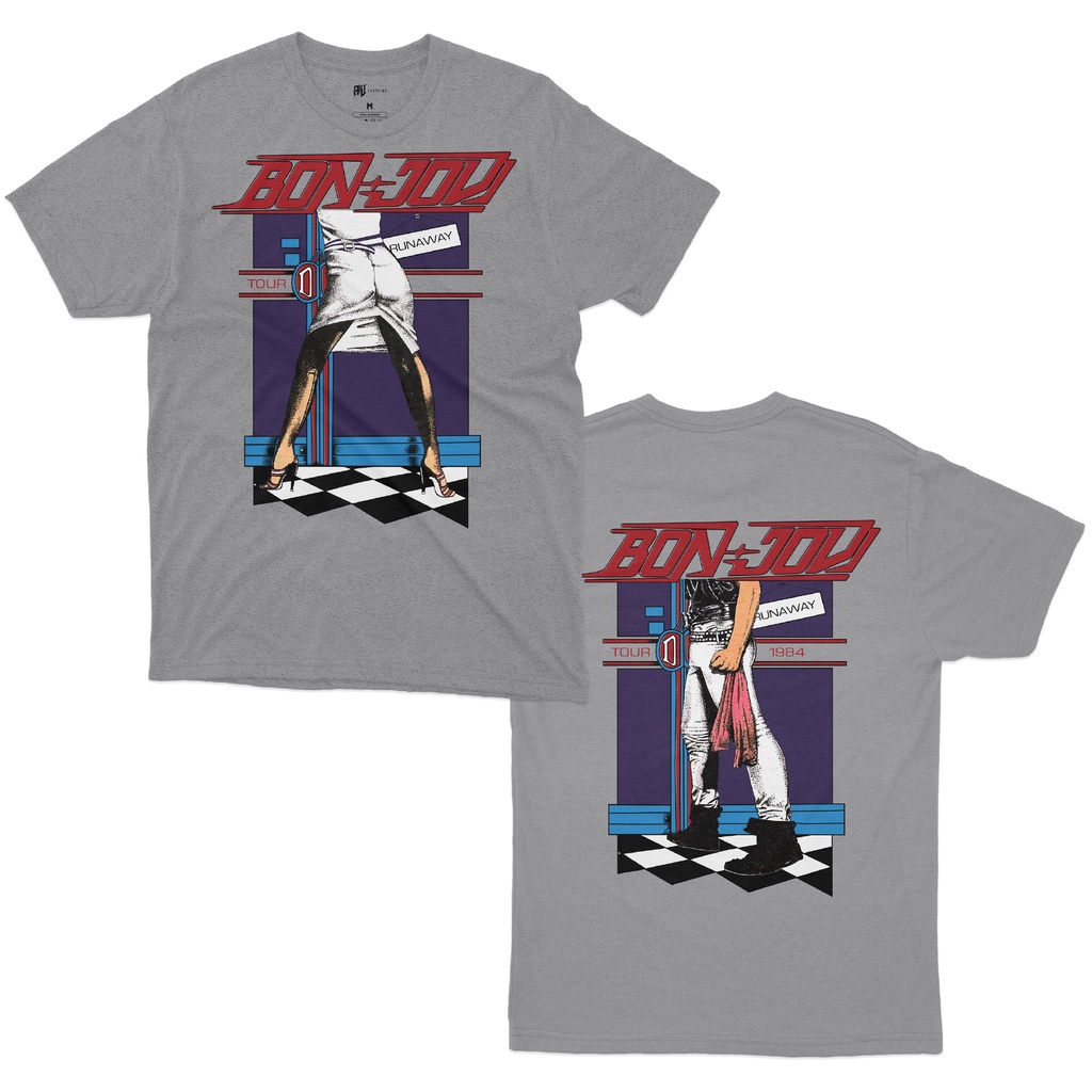Camiseta Bon Jovi Runaway Tour 1984 Vintage | Shopee Brasil