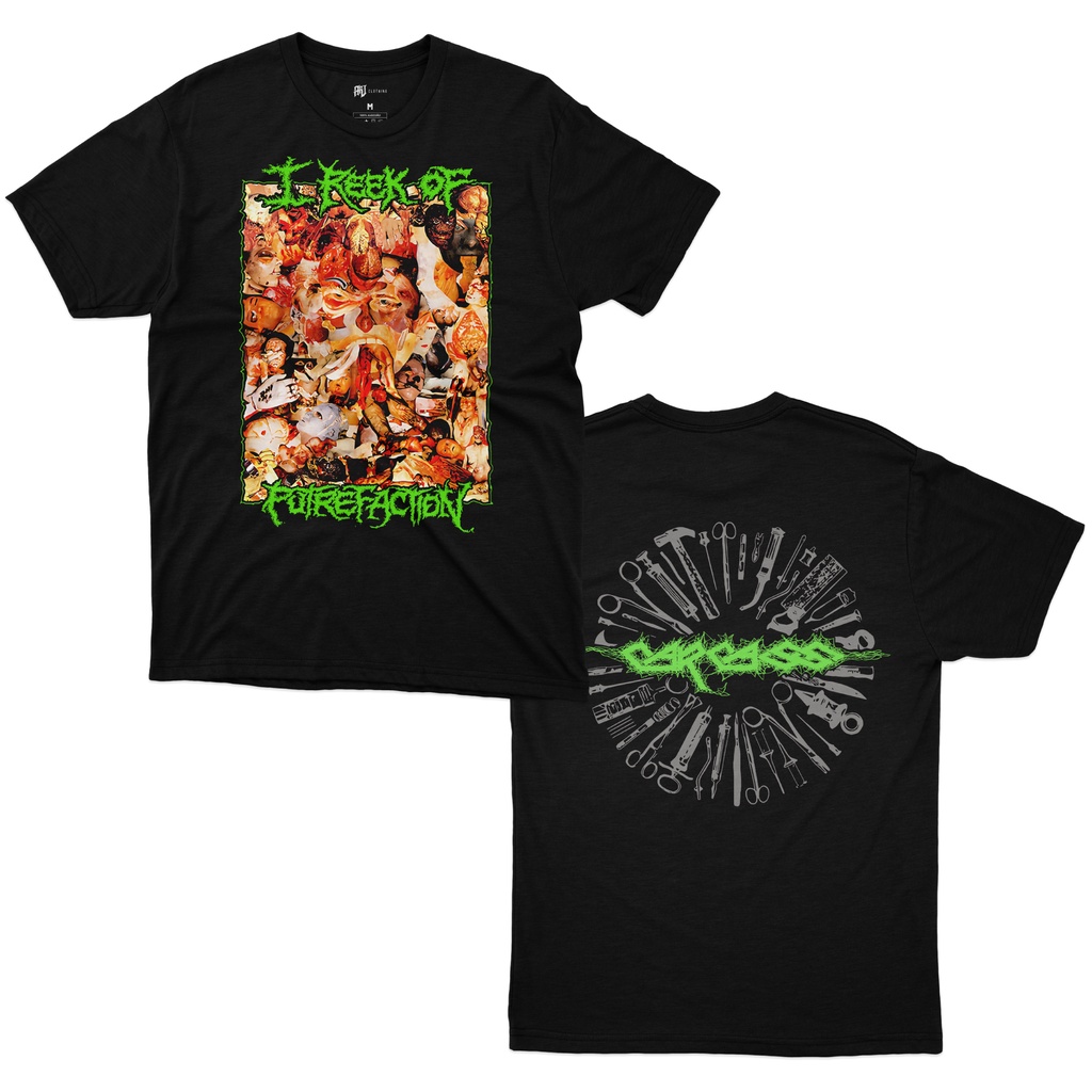 ミュージシャン CARCASS I Reek-Tshirts XL Camiseta Carcass I Reek Of Putrefaction 100% Algodão | Shopee Brasil