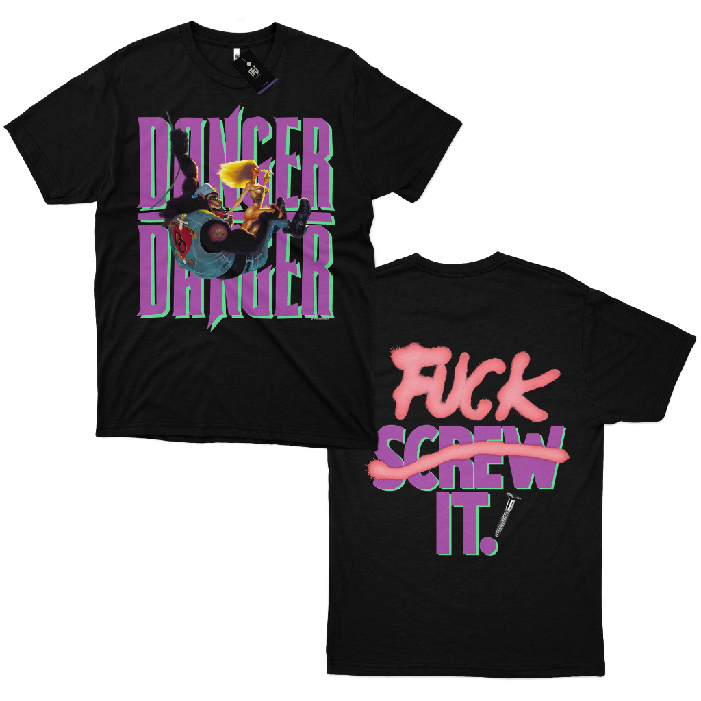Camiseta Danger Danger Screw It Vintage 1991 100% Algodão | Shopee