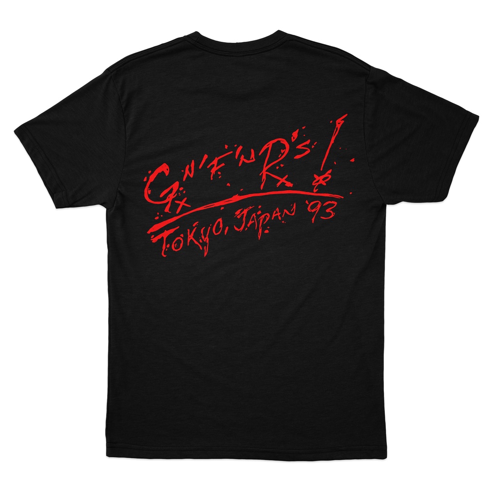 Camiseta Guns N' Roses Tokyo Japan Tour 1993 Vintage 100% Algodão