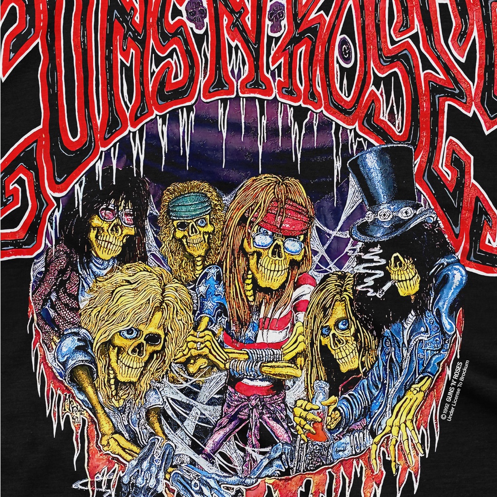 Camiseta Guns N' Roses Tokyo Japan Tour 1993 Vintage 100% Algodão