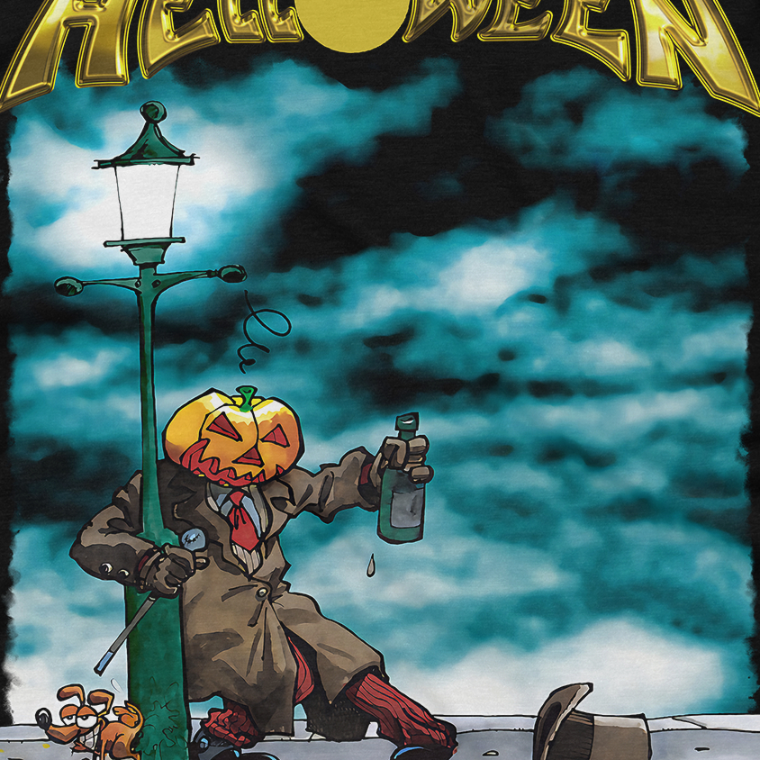 Camiseta Helloween Master of the Rings World Tour 1994 Vintage